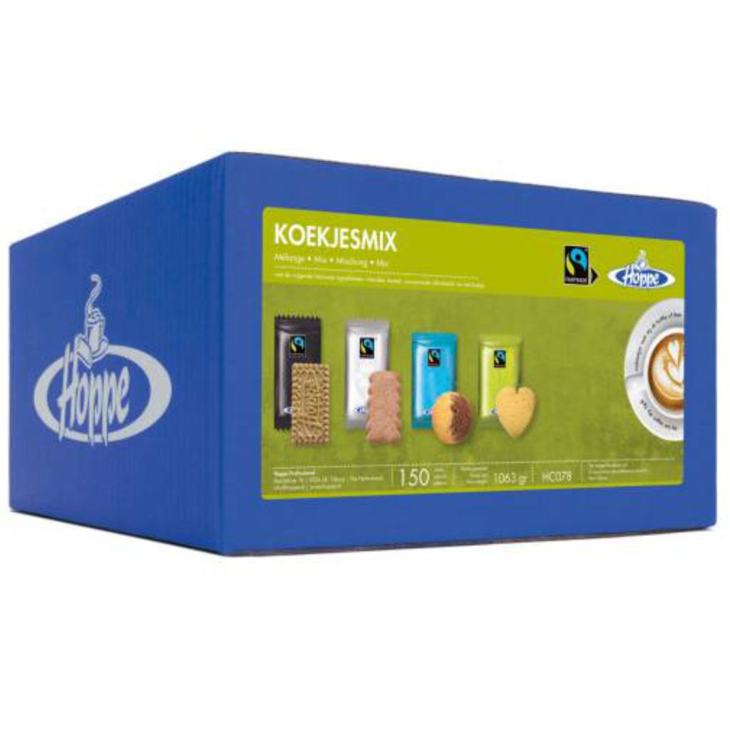 

Смесь Hoppe Fairtrade Koekjesmix с четырьмя сортами 150 штук 1063г Hoppe Gmbh