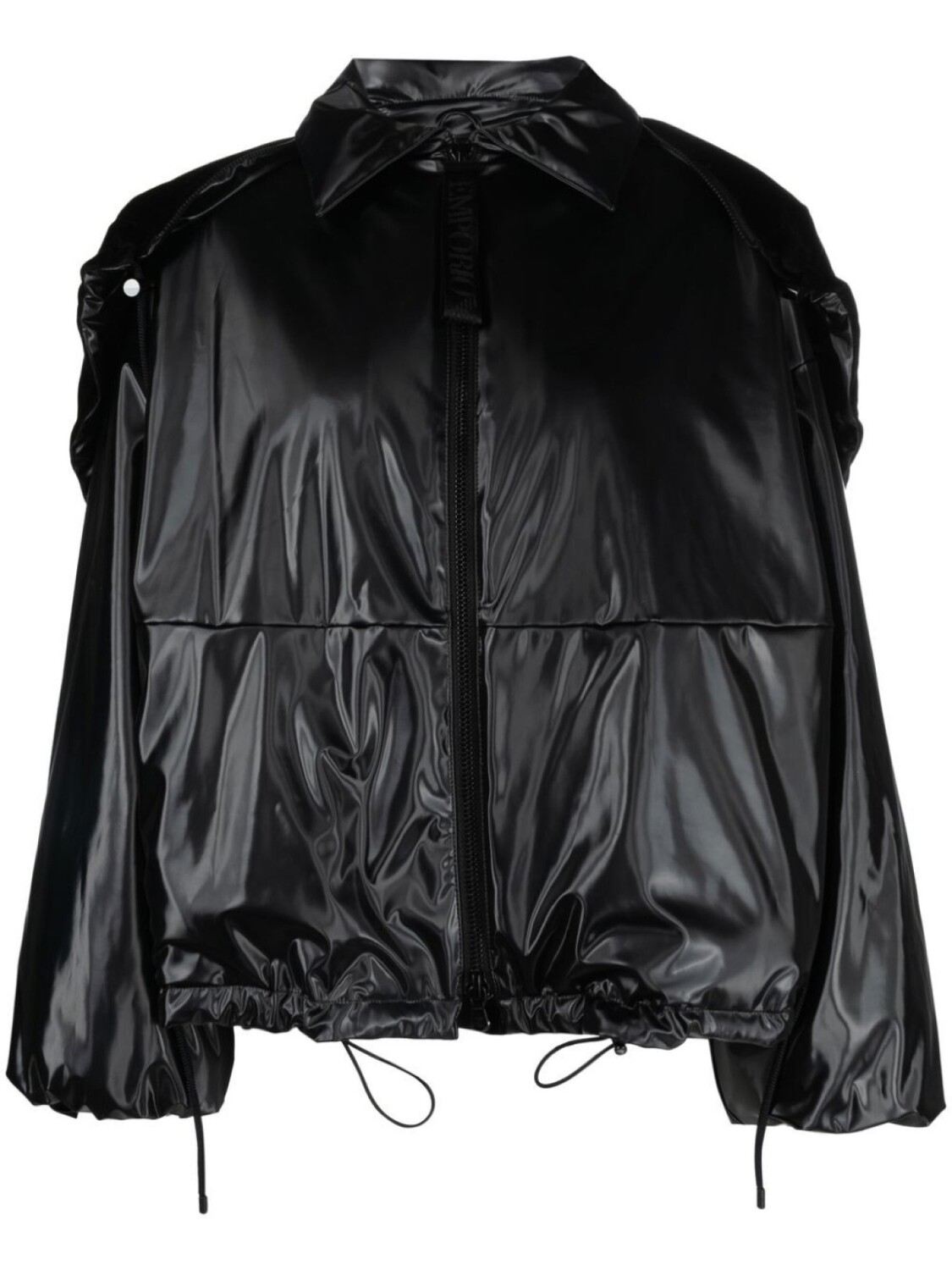 

Emporio Armani куртка из искусственной кожи, черный