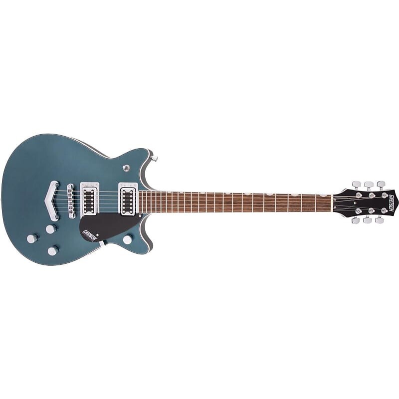 

Электрогитара Gretsch G5222 Electromatic Double Jet BT with V-Stoptail Electric Guitar, Laurel Fingerboard, Jade Gray Metallic