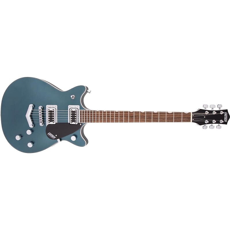 Электрогитара Gretsch G5222 Electromatic Double Jet BT with V-Stoptail Electric Guitar, Laurel Fingerboard, Jade Gray Metallic цена и фото