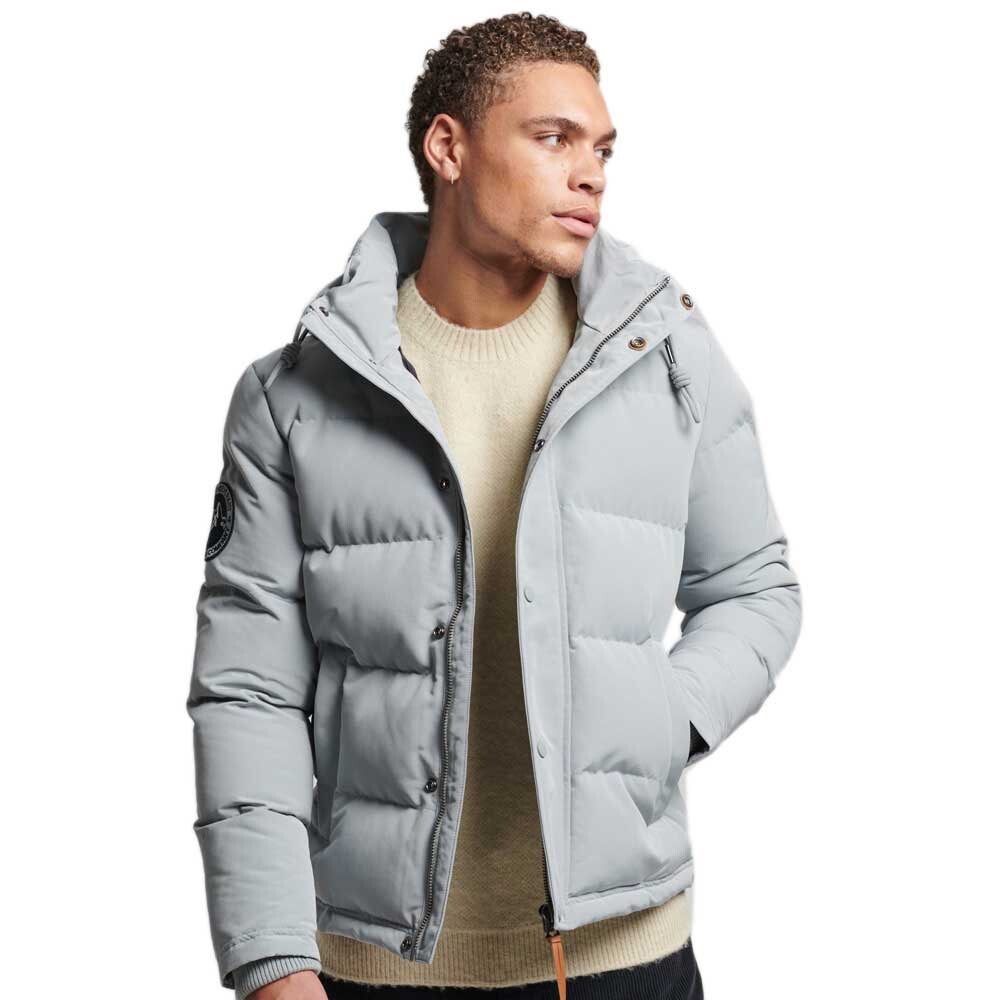 

Куртка Superdry Everest Hooded Puffer, синий