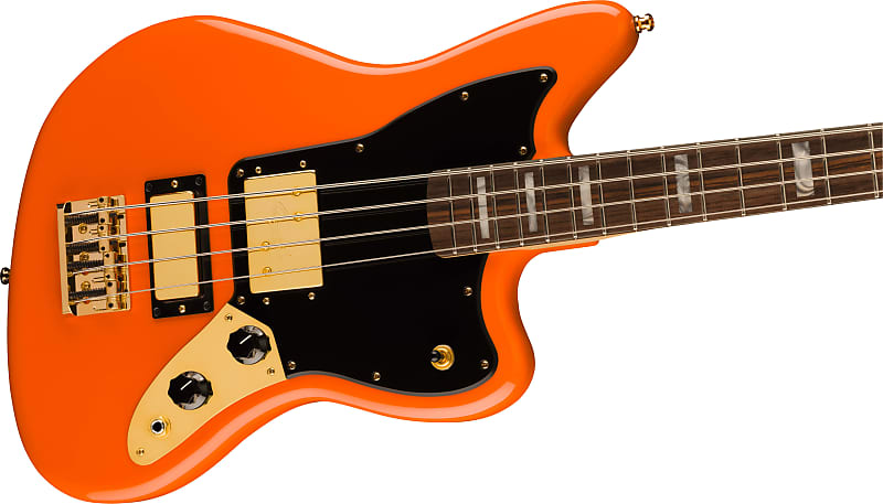 Басс гитара Fender Limited Edition Mike Kerr Signature Jaguar Bass 2023 - Present - Tiger's Blood Orange kerr