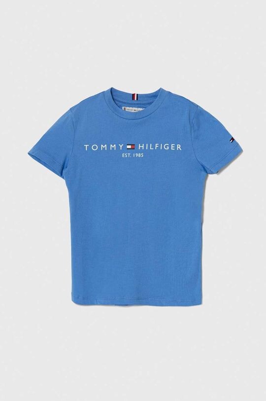 Хлопковая футболка для детей Tommy Hilfiger, синий