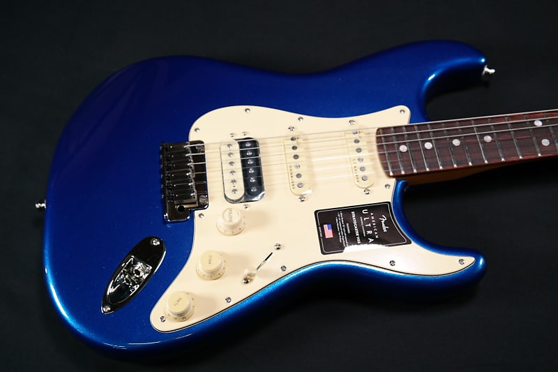 

Электрогитара Fender American Ultra Stratocaster HSS - Rosewood Fingerboard - Cobra Blue 905