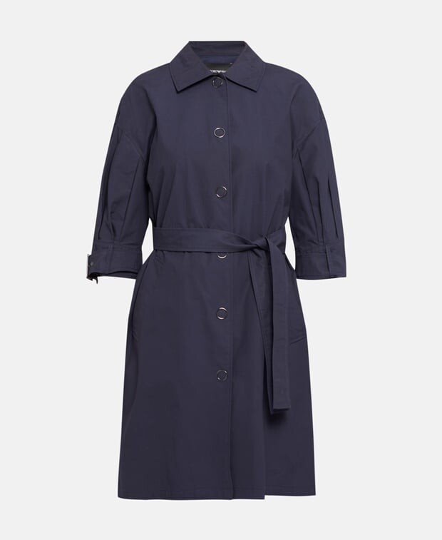 

Плащ Emporio Armani, темно-синий