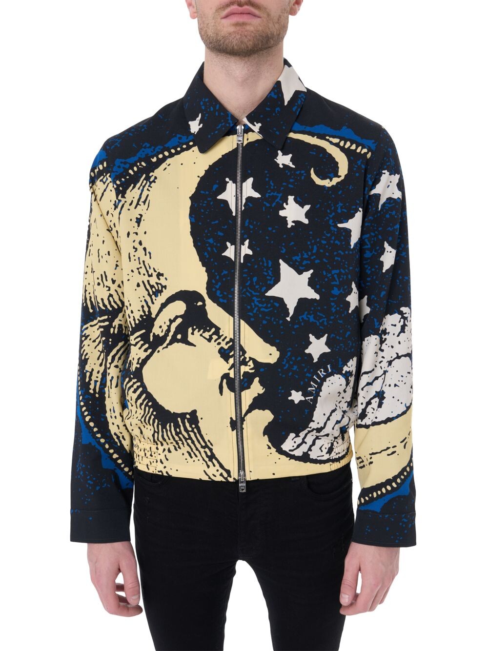 

Шерстяная блузонная куртка Moonscape Amiri, разноцветный