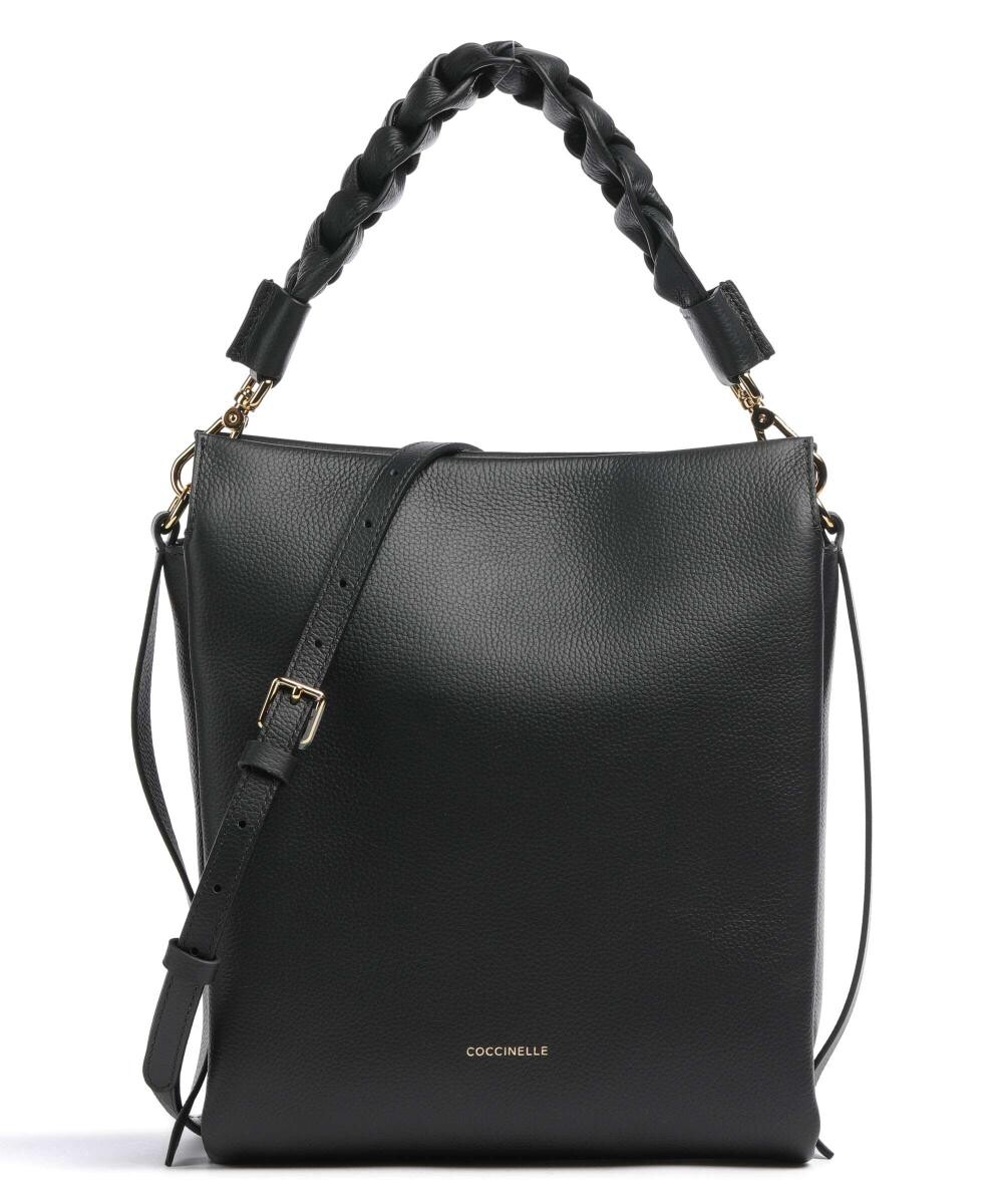 

Сумка Boheme Grana Double из зерненой кожи Coccinelle, черный