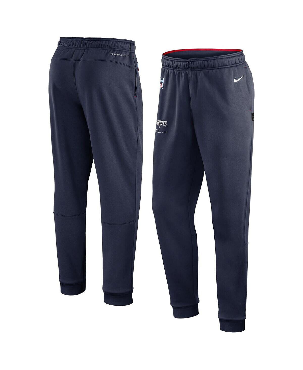 

Мужские темно-синие брюки New England Patriots с логотипом Sideline Nike