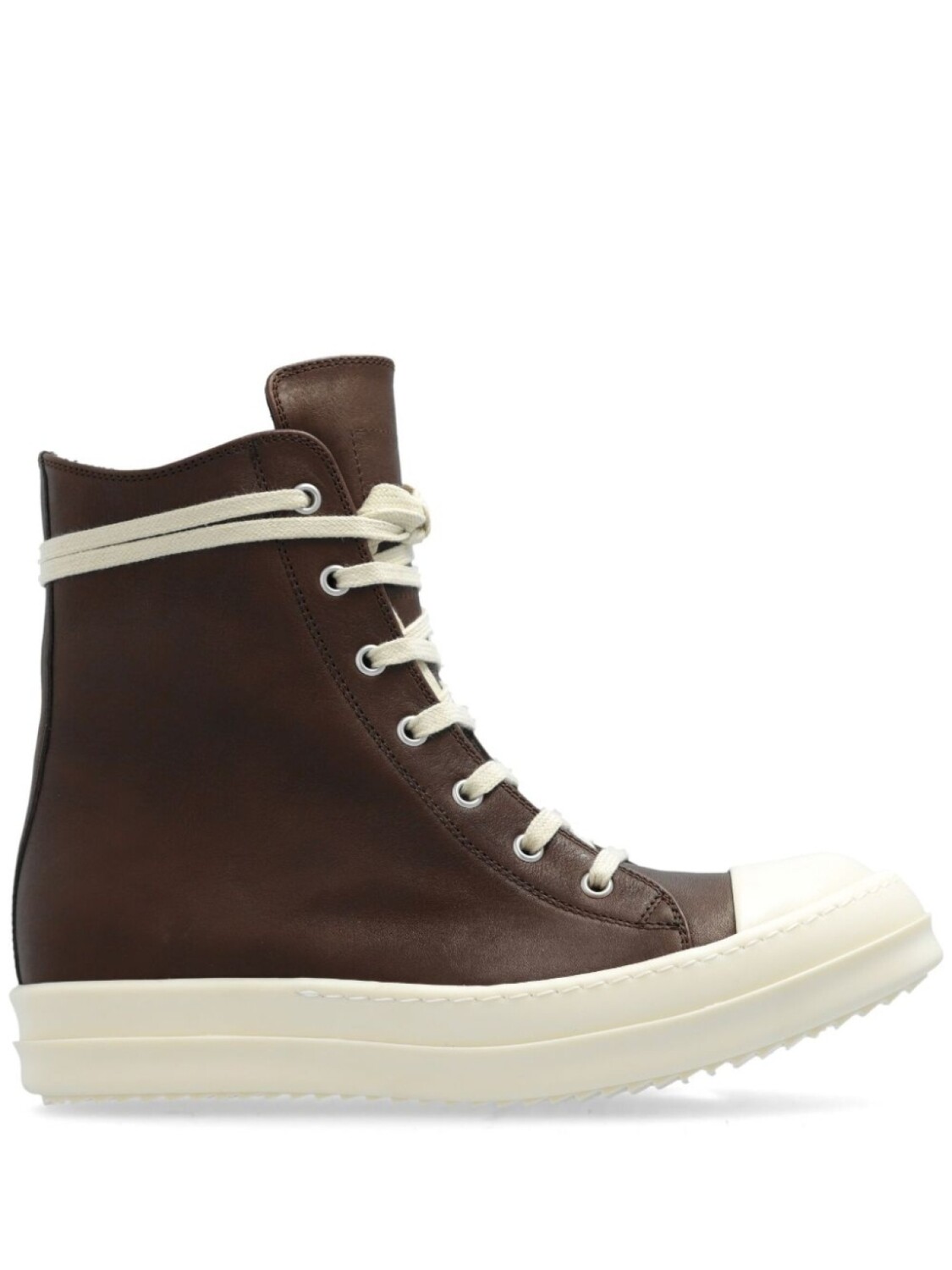 

Rick Owens высокие кеды Mega Bumper, коричневый