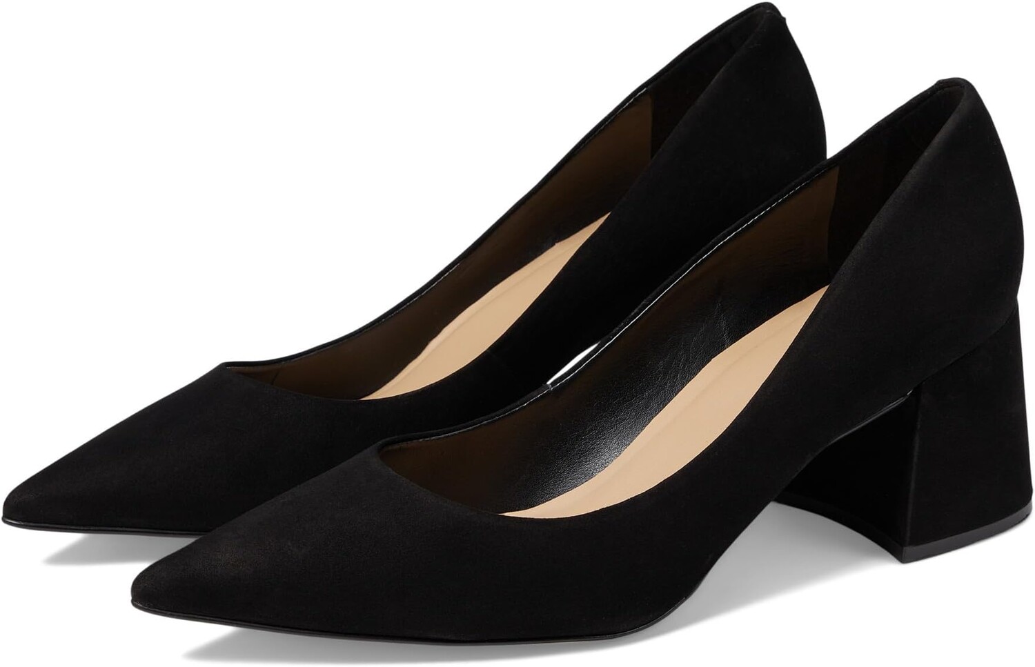 

Туфли Dawn Block Heel Pump Massimo Matteo, цвет Black Nubuck