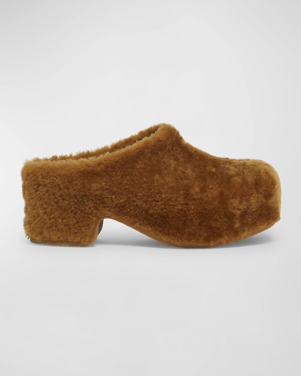 

Сабо женские Shearling Cozy Slide из овчины Dries Van Noten, цвет Tan