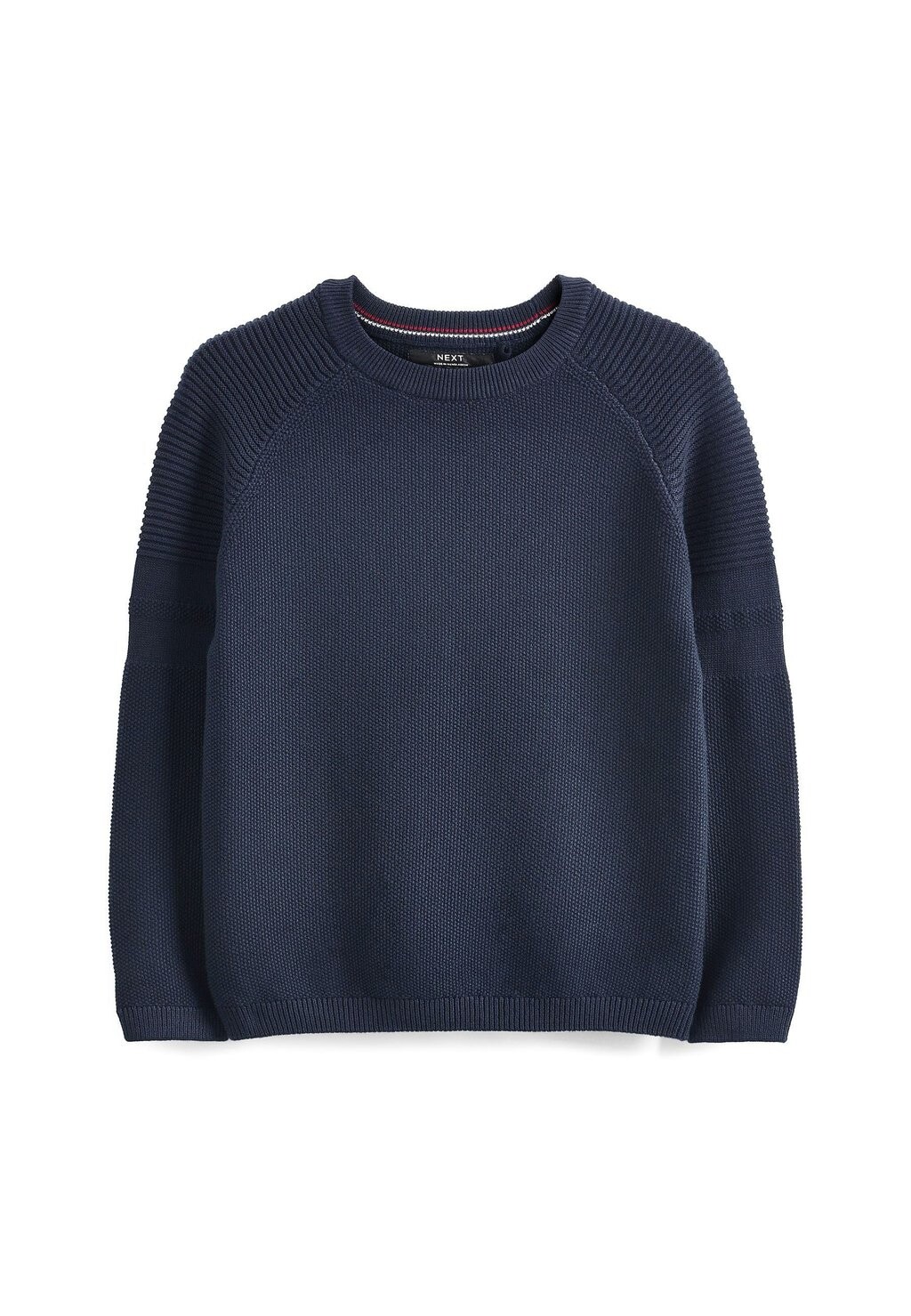 

Вязаный джемпер TEXTURED CREW WITHOUT STAG Next, цвет navy