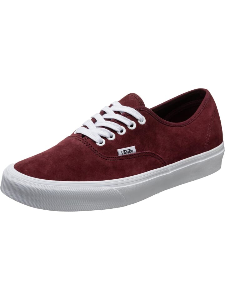 

Кроссовки на шнуровке Vans, цвет pig suede tawny port
