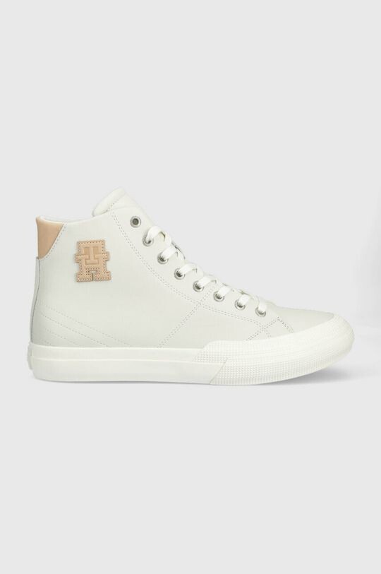 

Кожаные кроссовки TH HI VULC PREMIUM UNDYED Tommy Hilfiger, серый