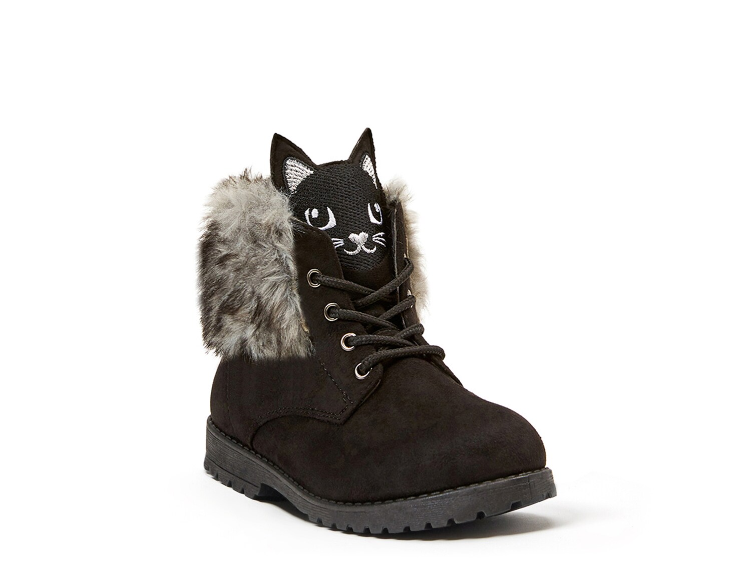 Ботинки Fabkids Cat Face, черный