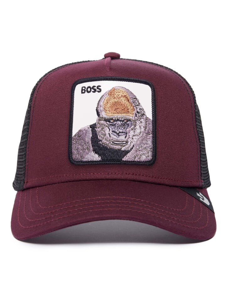 

Бейсболка Goorin Bros, цвет the boss gorilla burgundy