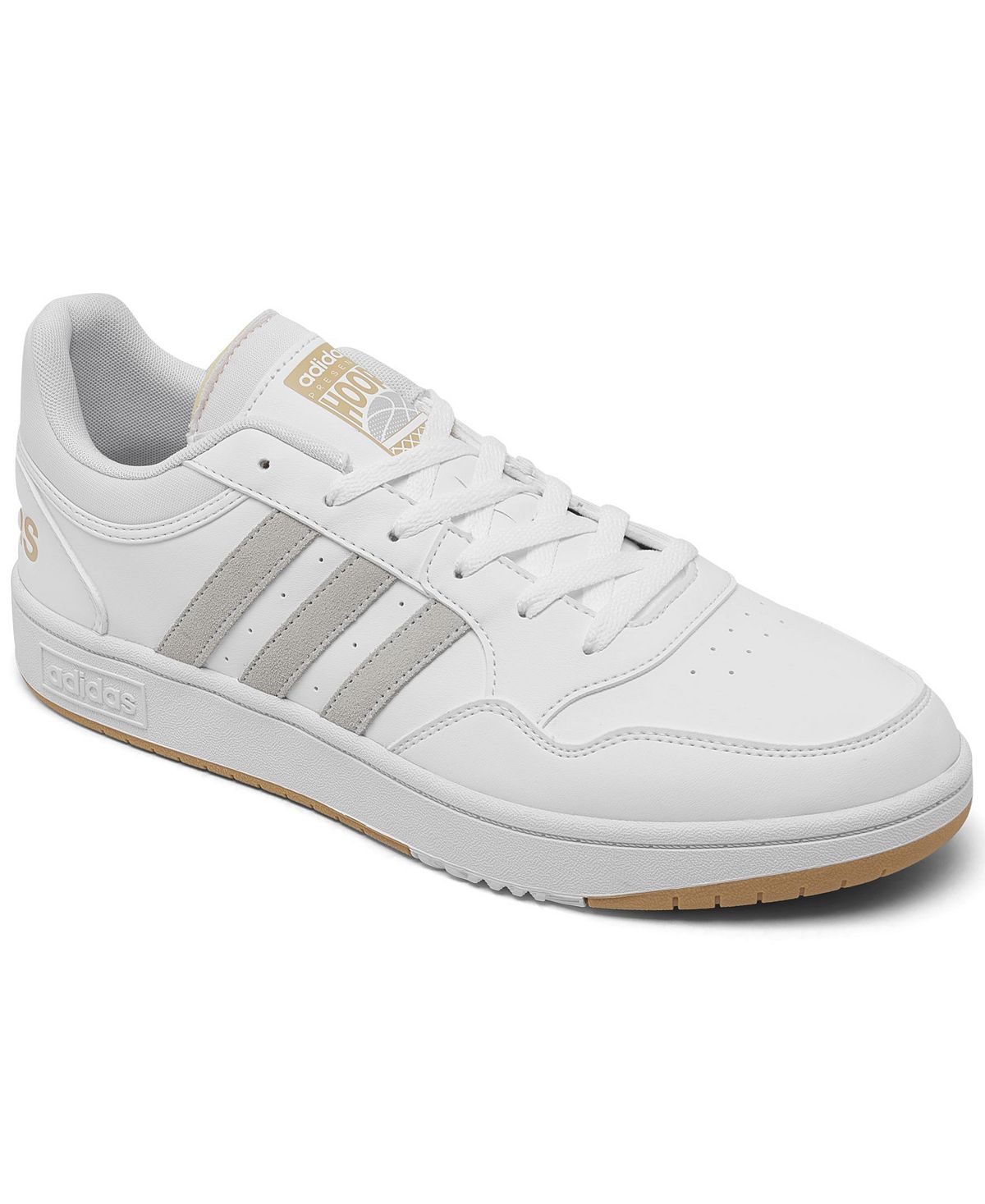 

Мужские повседневные кроссовки Hoops 3.0 Low Classic в винтажном стиле от Finish Line adidas