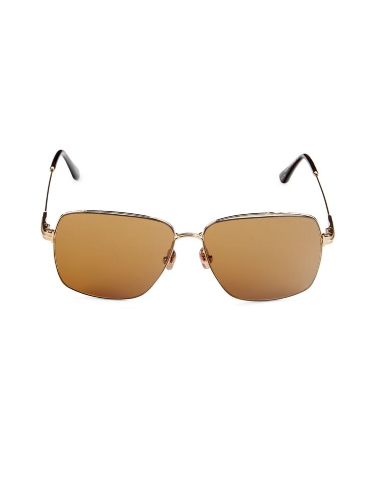 

Квадратные солнцезащитные очки 58MM Tom Ford, желтый