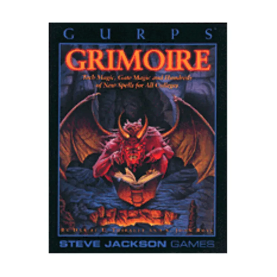 

Grimoire, GURPS (1st-3rd Edition) - Rules Supplements, мягкая обложка