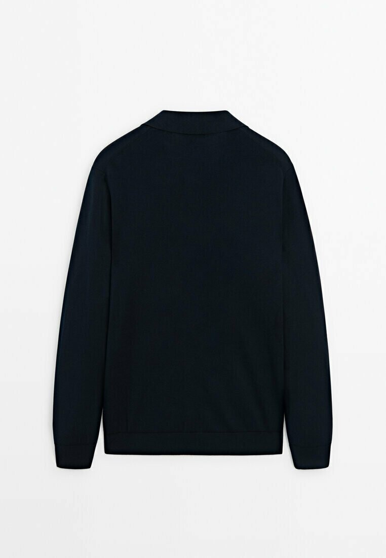 

Рубашка поло Massimo Dutti, темно-синий