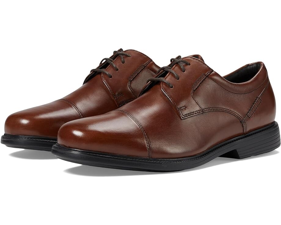 

Оксфорды Rockport Charles Road Cap Toe, цвет Tan II Leather