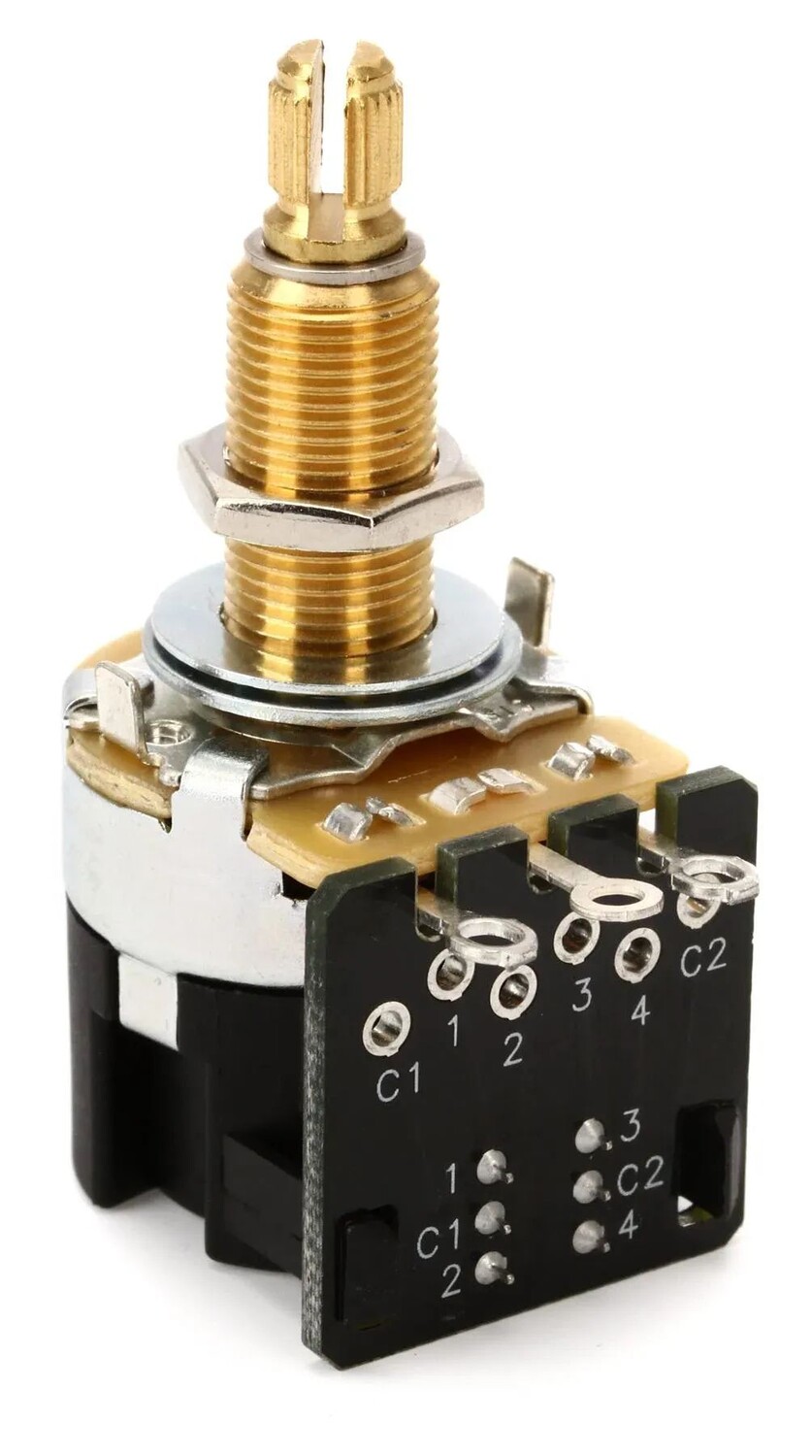 

Двухтактный потенциометр Mojotone CTS — длинный вал — 500k