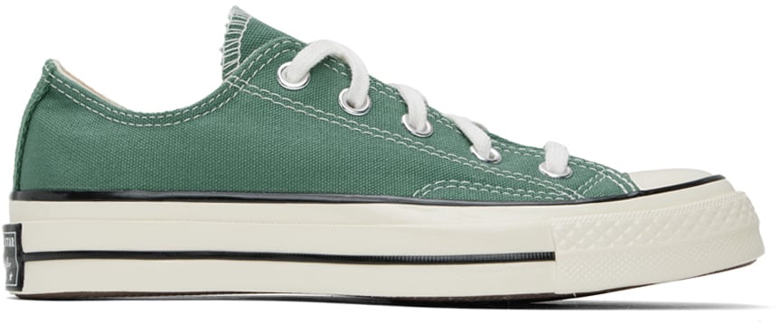 

Кроссовки из парусины Green Chuck 70 Vintage Converse, цвет Admiral elm/Egret/Black