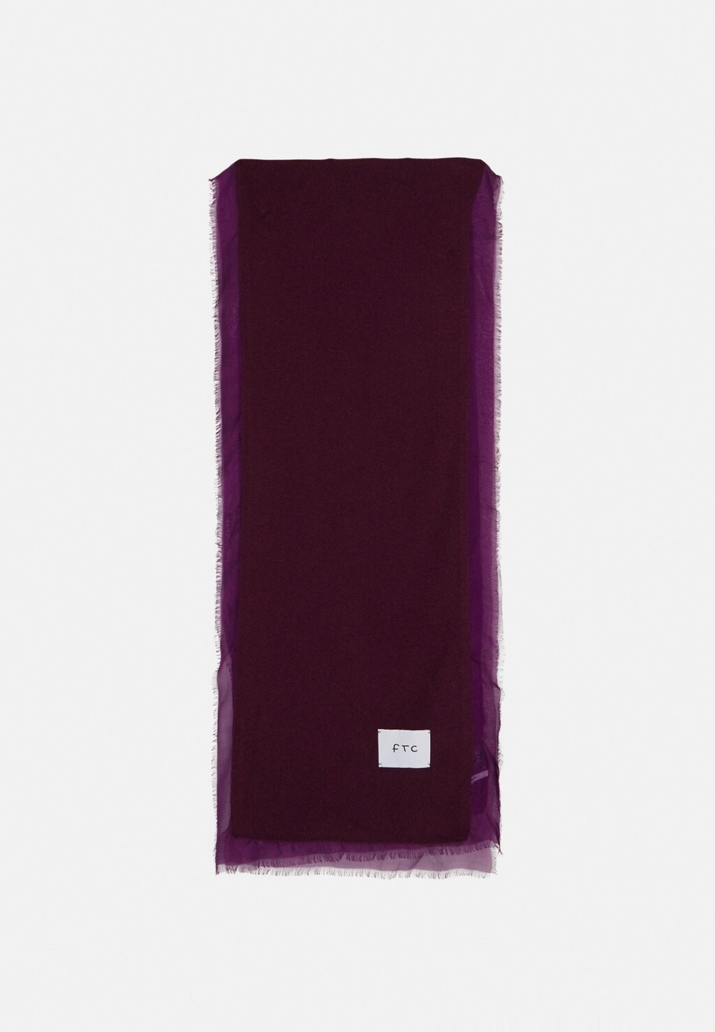 

Шарф ШАРФ FTC Cashmere, бордово-сливовый