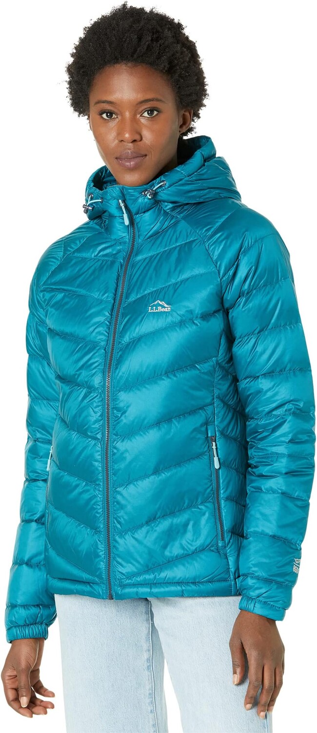 

Сверхлегкая куртка-пуховик 850 с капюшоном L.L.Bean, цвет Deep Lagoon