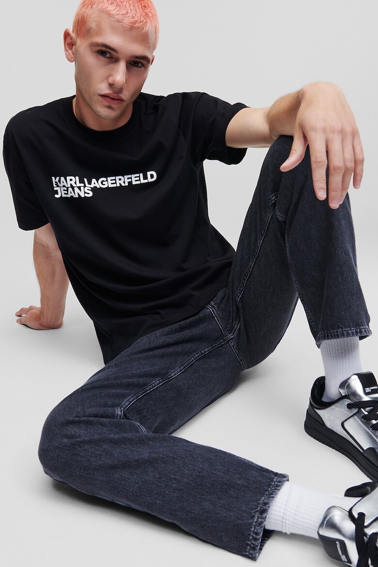 

Футболка с логотипом Karl Lagerfeld, черный
