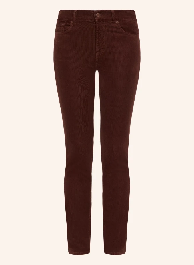 

Брюки roxanne slim fit 7 For All Mankind, коричневый