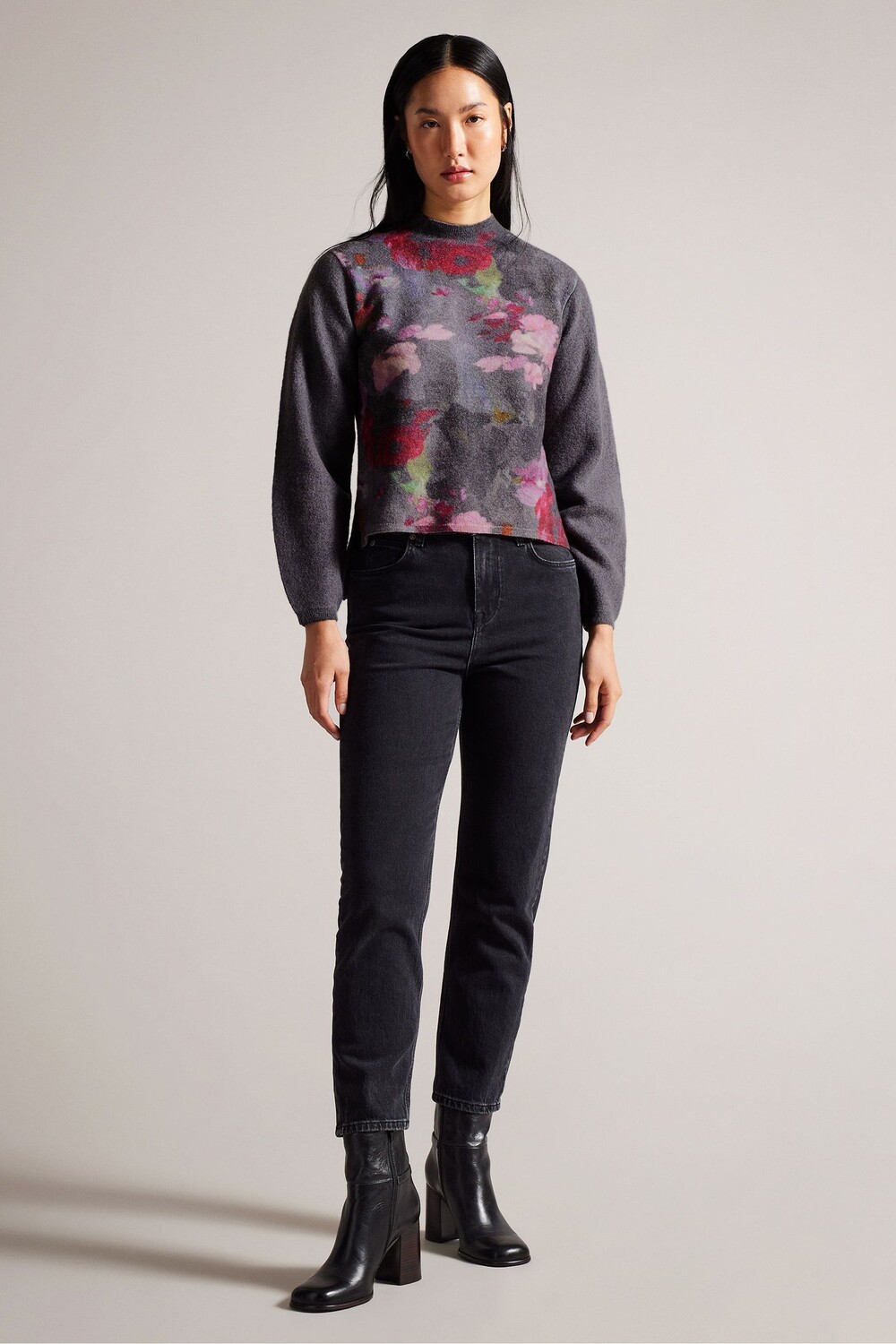 

Вязаный свитшот Daysiyy с принтом Ted Baker, мультиколор