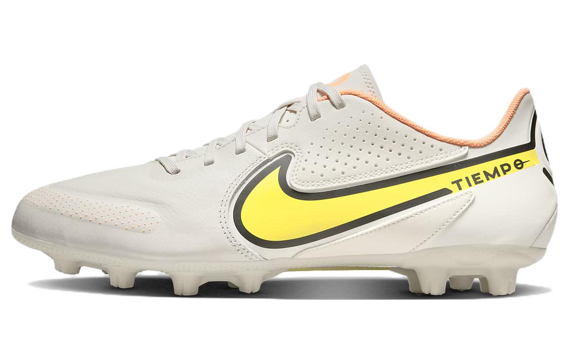 Футбольные кроссовки Nike Tiempo Legend 9 Academy HG Кремовый Белый Желтый  – купить с доставкой из-за рубежа через платформу «CDEK.Shopping»