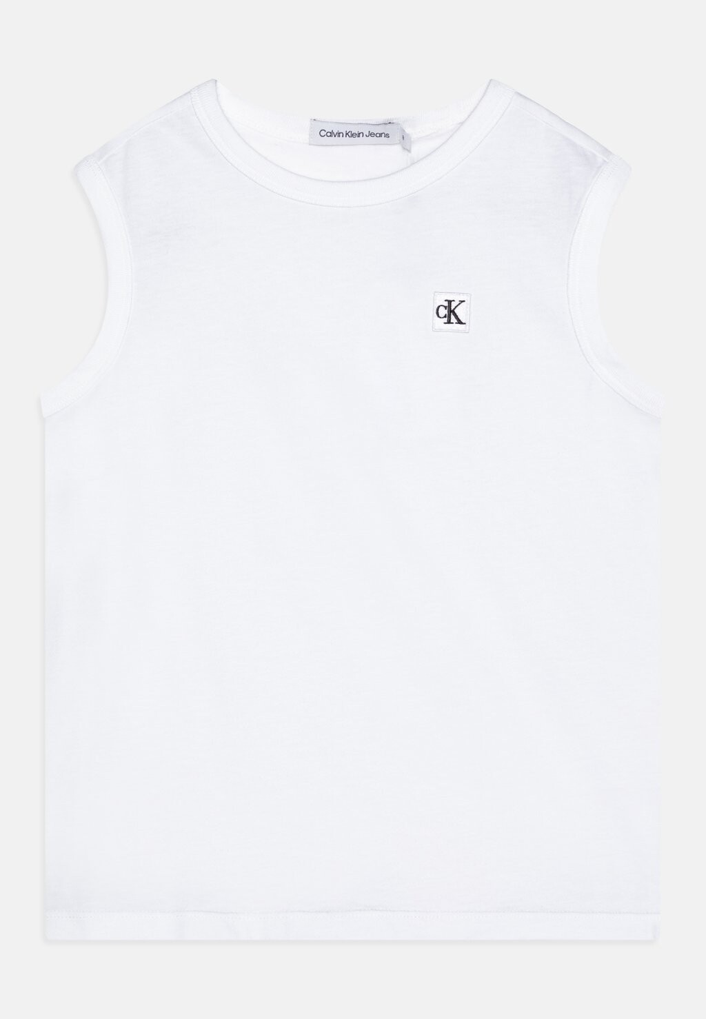 

Топ MONO MINI BADGE UNISEX Calvin Klein Jeans, цвет bright white