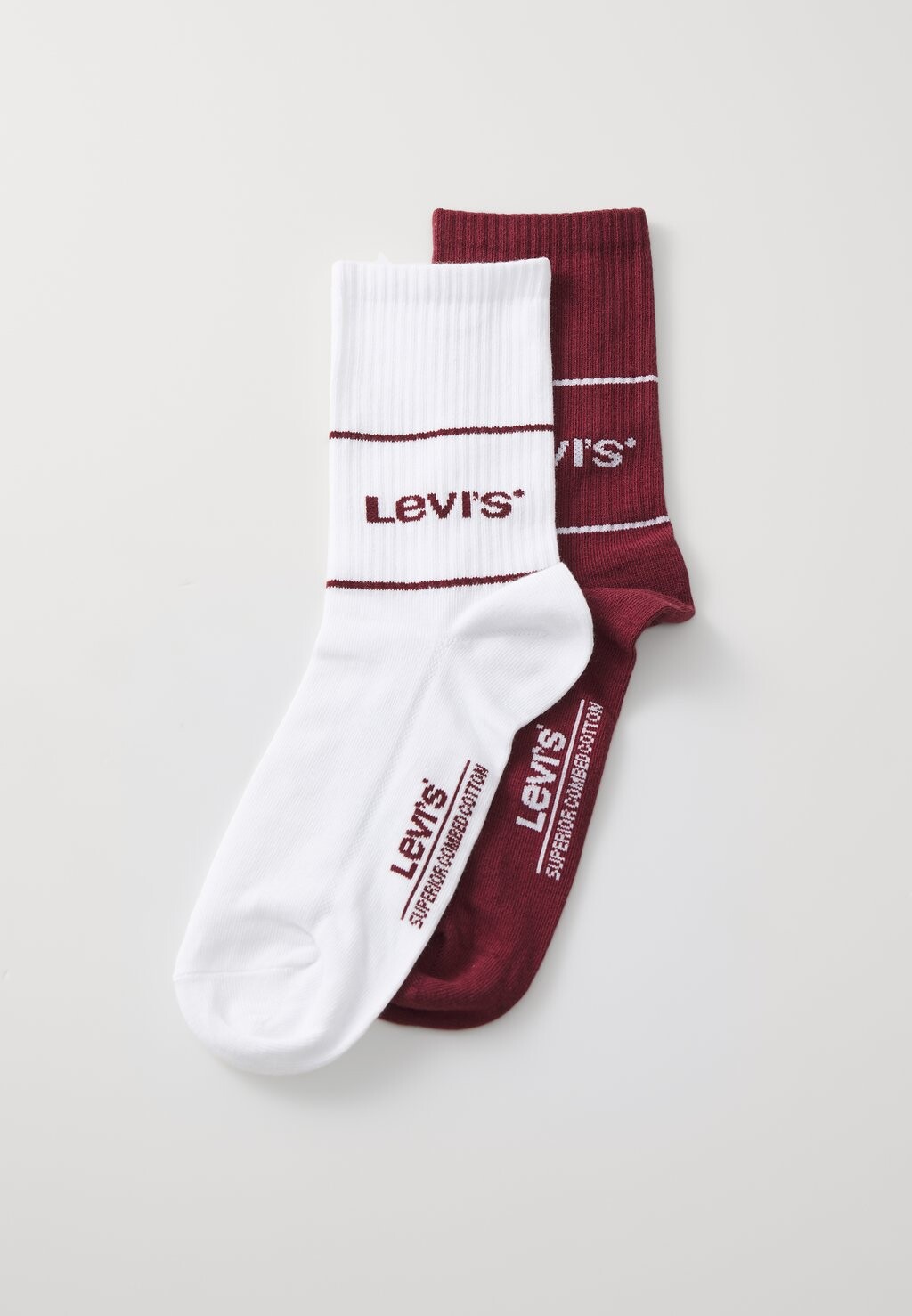 

Носки SHORT CUT LOGO SPORT 2 PACK Levi's®, коричневый