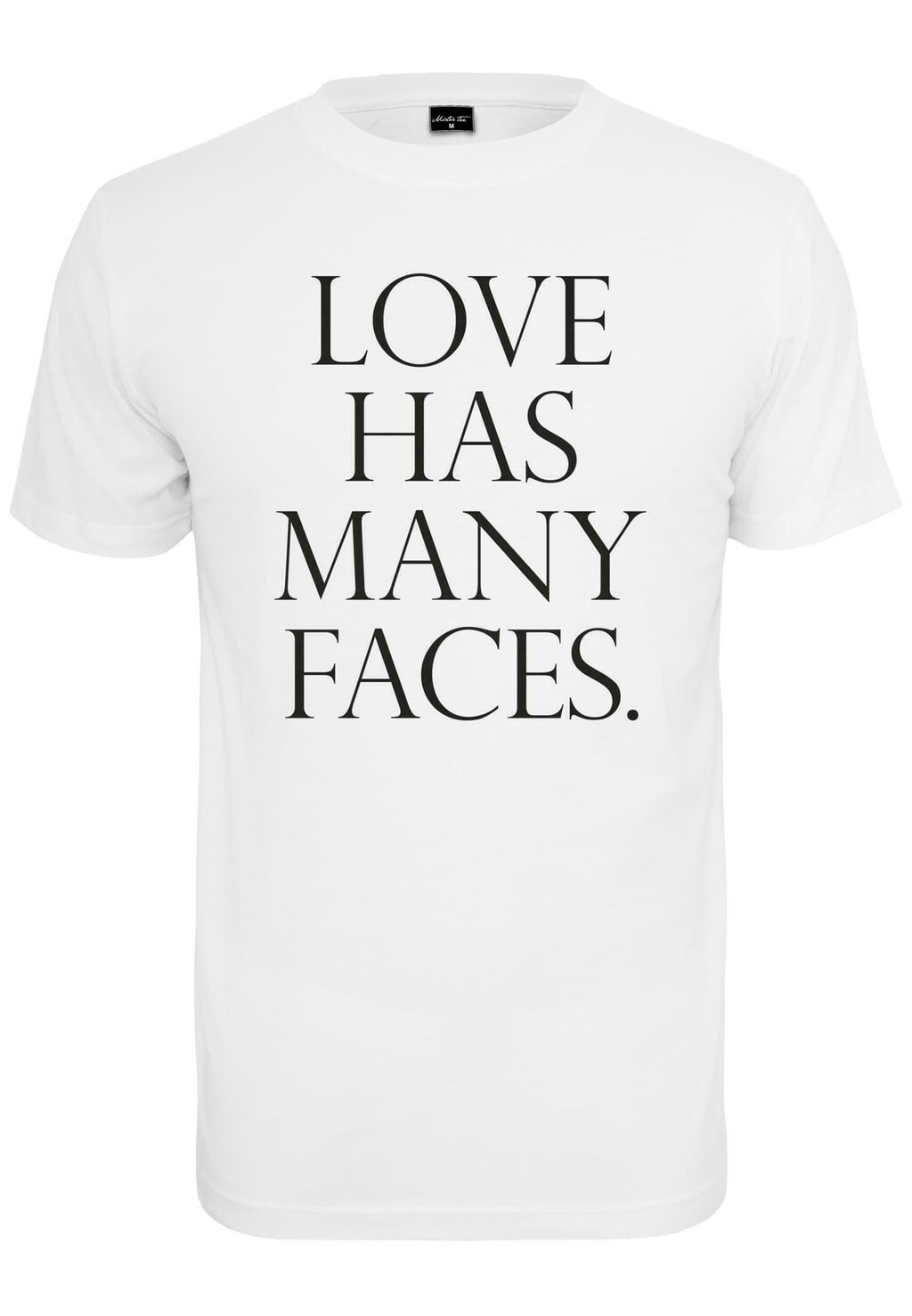 

Футболка с принтом LOVE HAS MANY FACES Mister Tee, белый