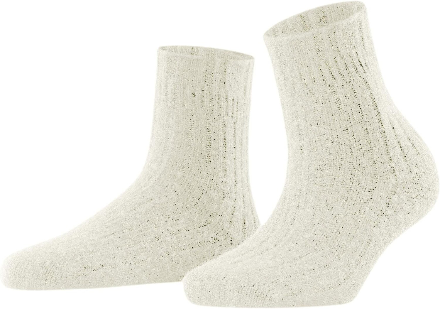 

Носки в рубчик из смеси кашемира Falke, цвет Off-White