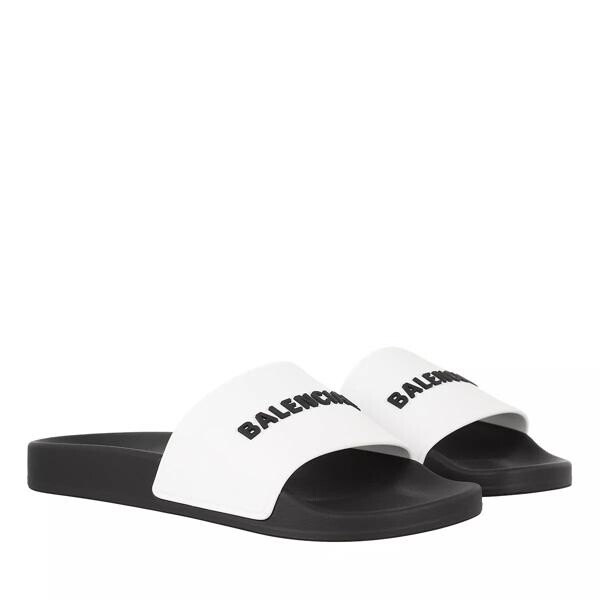 

Сандалии slide sandals white Balenciaga, черный