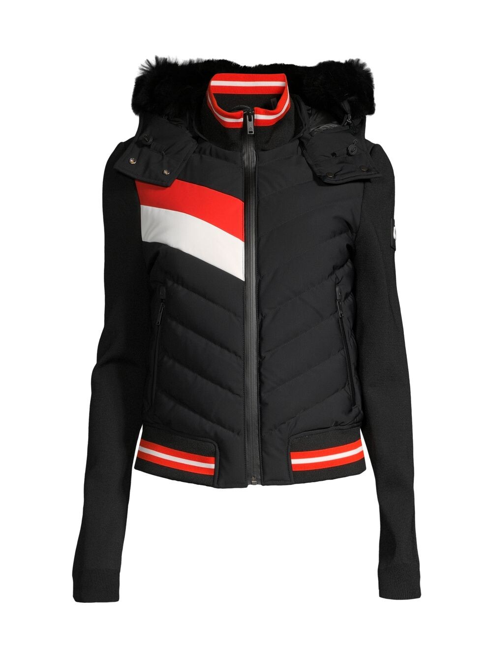 

Après Ski Пуховик Laurelton с отделкой из овчины Moose Knuckles, черный