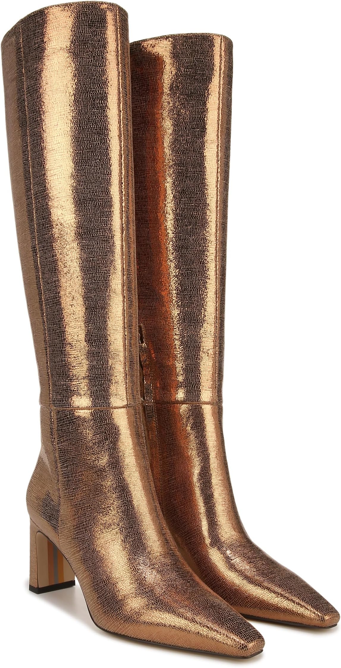 

Сапоги Sylvia Wide Calf Sam Edelman, цвет Deep Gold Suede