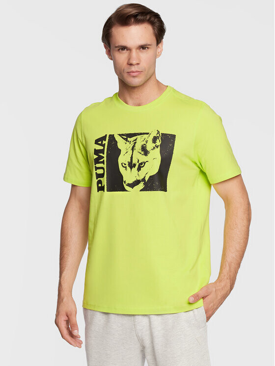 

Футболка свободного кроя Puma, зеленый