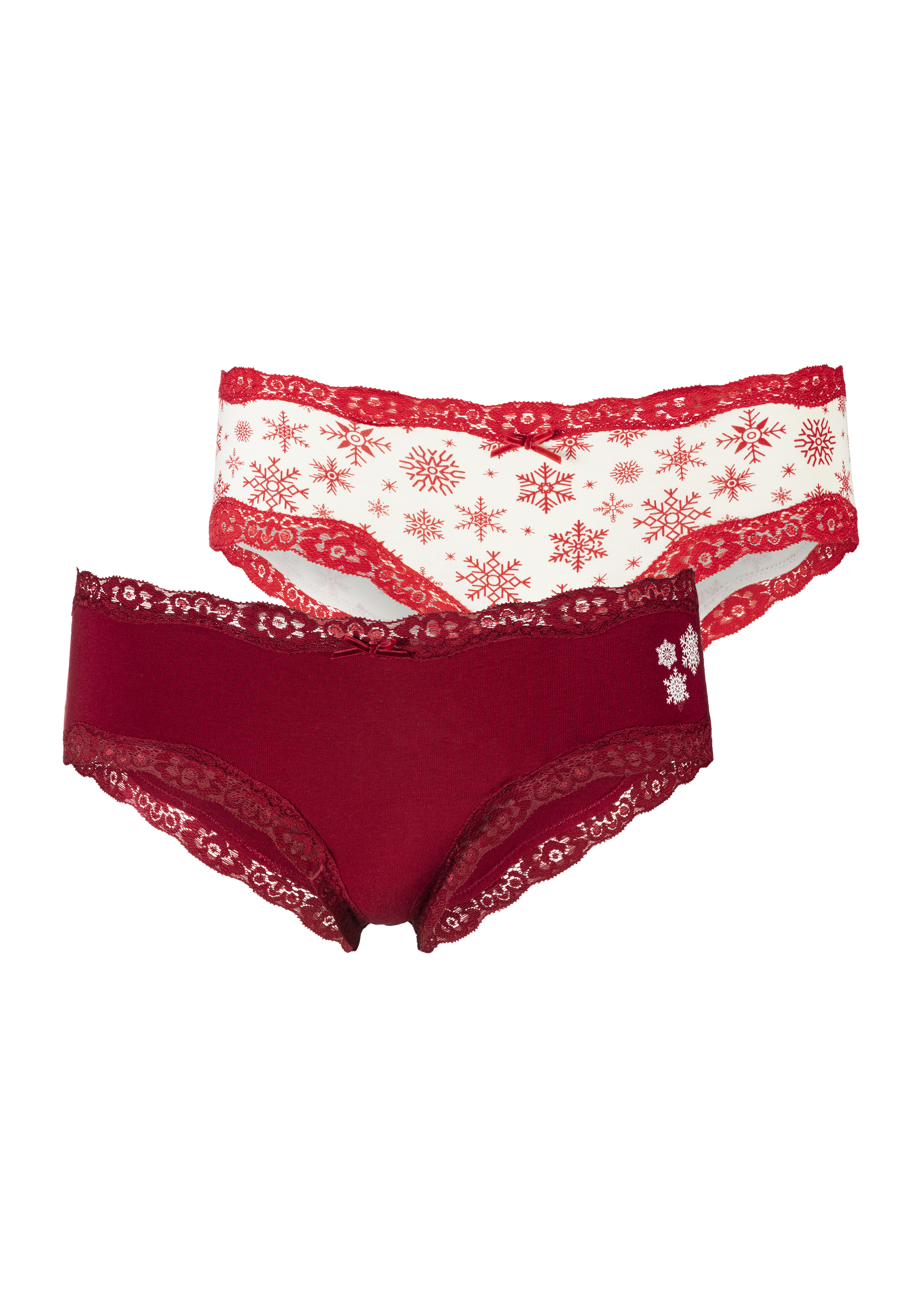 

Трусы LASCANA Hipster, цвет creme, bordeaux