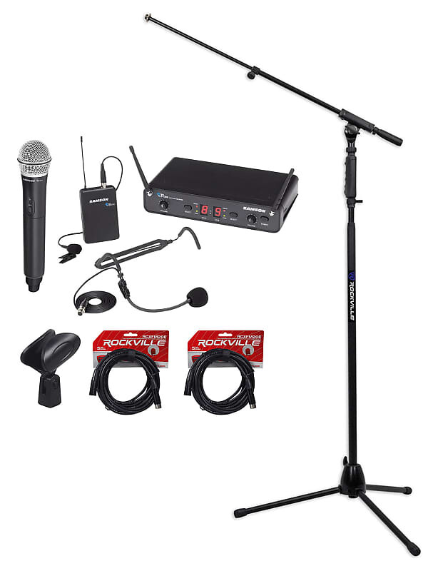 

Микрофон Samson SWC288ALL-H+RVMIC3+RVCLIP5+RCXFM20E-B