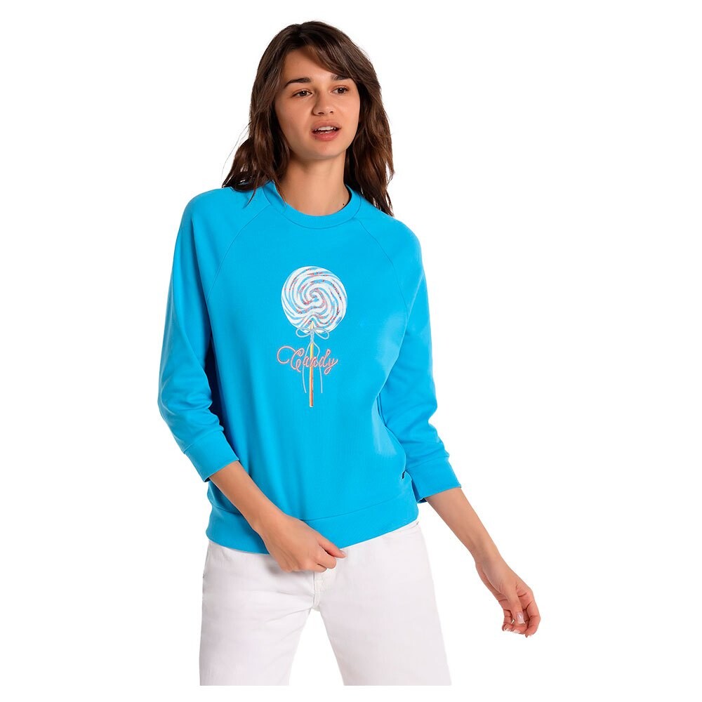 

Толстовка Lois Jeans Rangla Graphic Sleeve, синий
