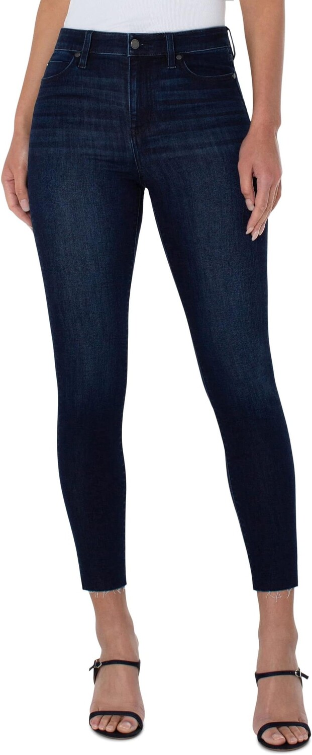 

Джинсы Abby High-Rise Ankle Skinny Eco Jeans w/ Cut Hem 28" in Walcott Liverpool Los Angeles, цвет Walcott