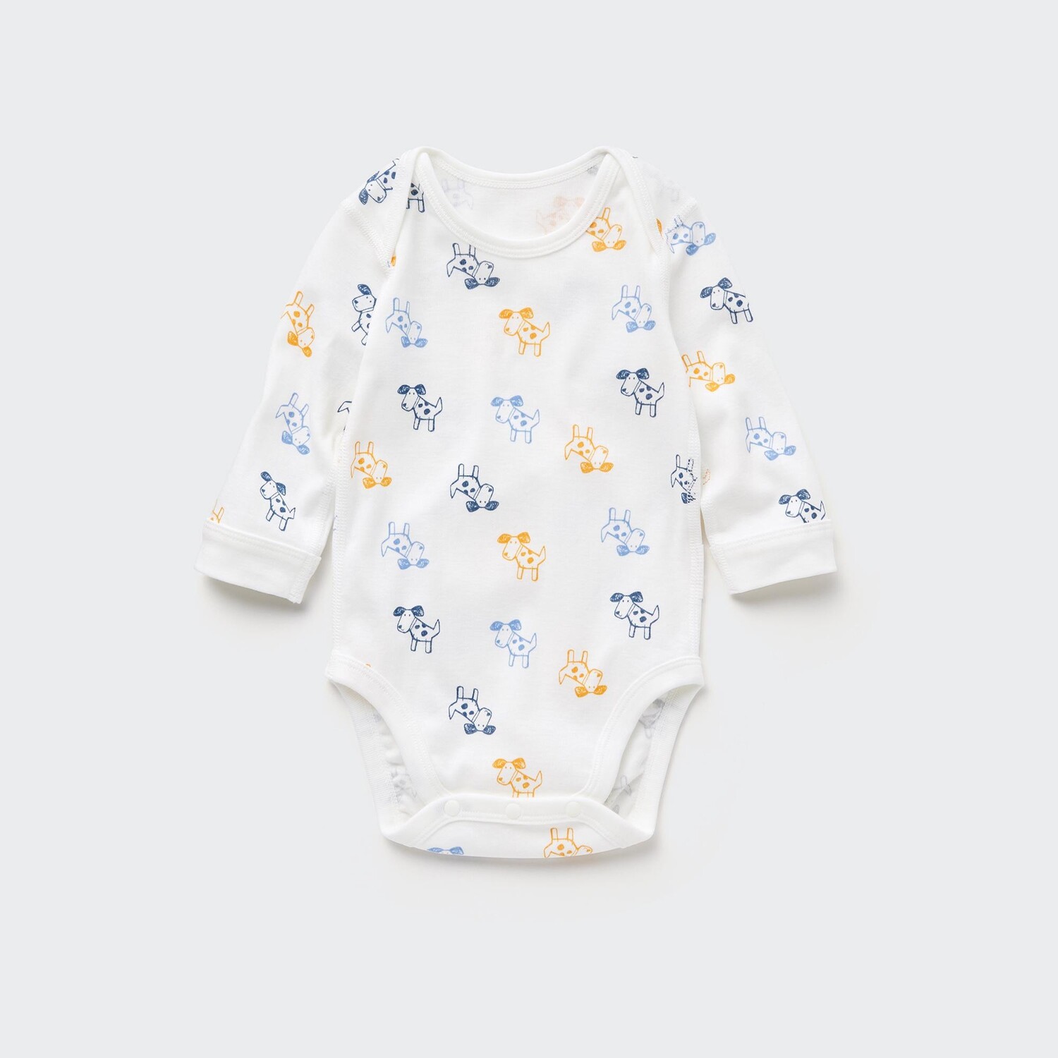 

Боди UNIQLO Joy of Print с длинным рукавом, белый