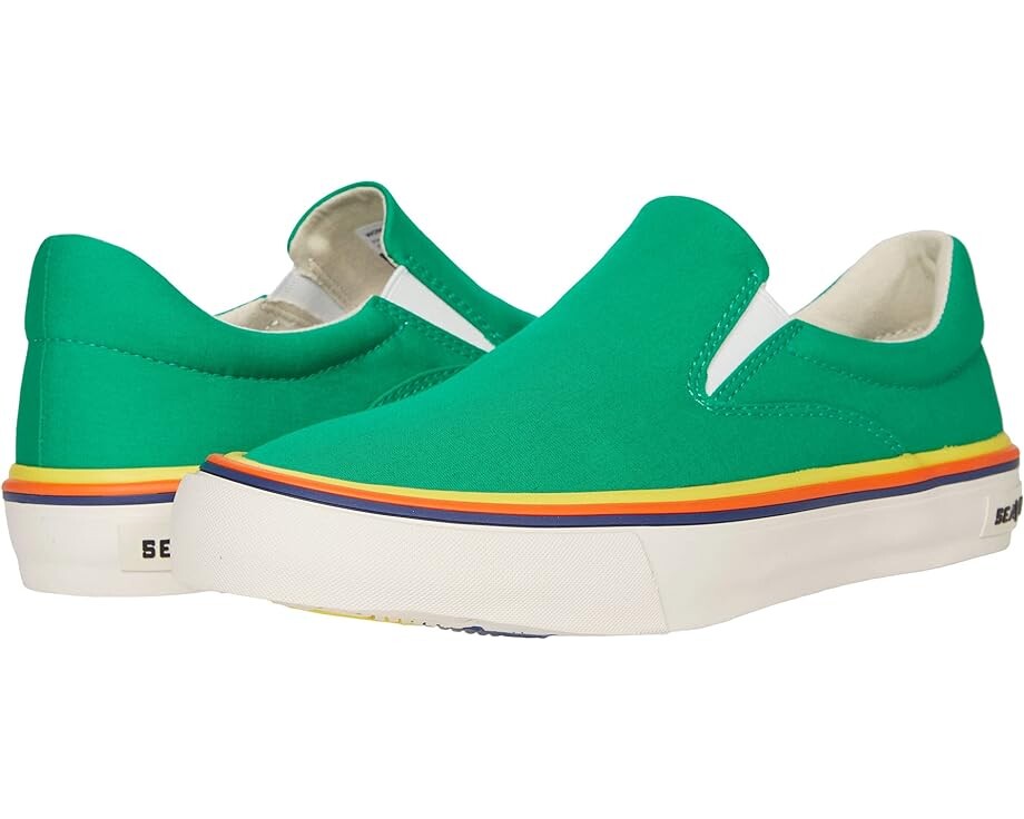 Кроссовки SeaVees Hawthorne Slip-On Pride, цвет Emerald