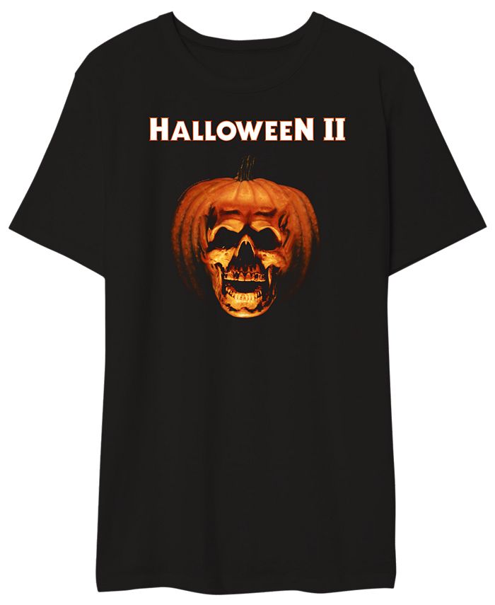 Мужская футболка с рисунком тыквы и черепа Halloween II AIRWAVES, черный мужская футболка каллиграфия череп 2xl синий