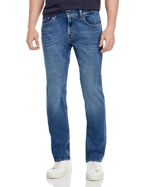 

Джинсы прямого кроя The Straight Slim в цвете Gasp 7 For All Mankind, цвет Blue