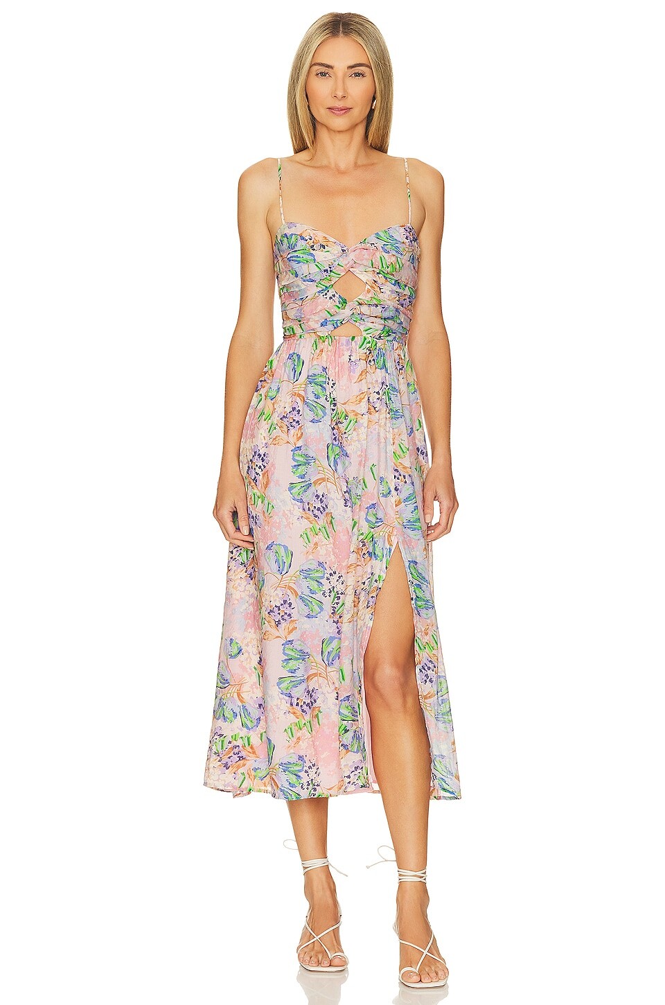 

Платье ASTR the Label Emine, цвет Pink & Blue Floral